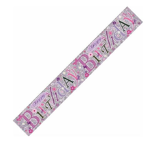 9FT HAPPY BIRTHDAY BANNER