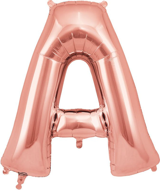 Rose Gold Letter A