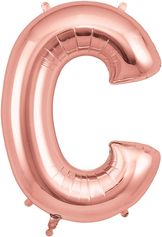 Rose Gold Letter C