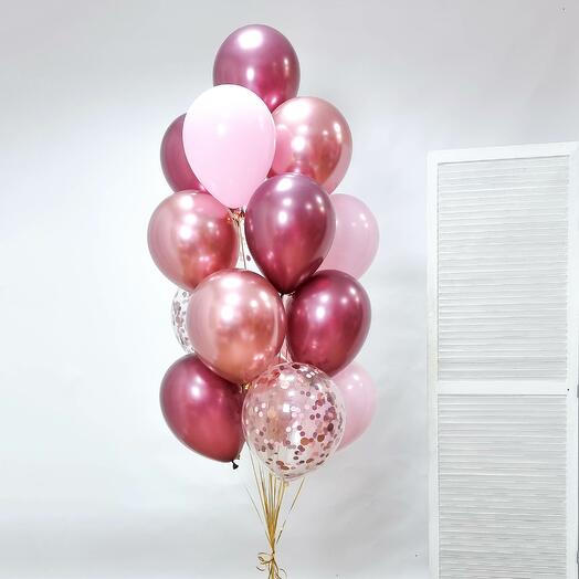 CHROME BALLOONS CLUSTER