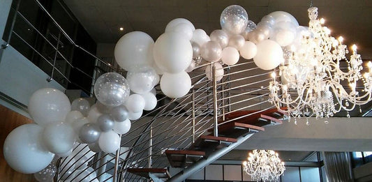 Balloons Garland for Stairs