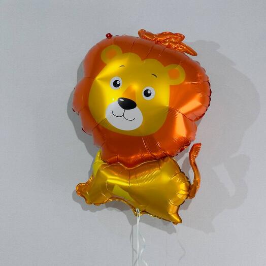 Foil lion balloon