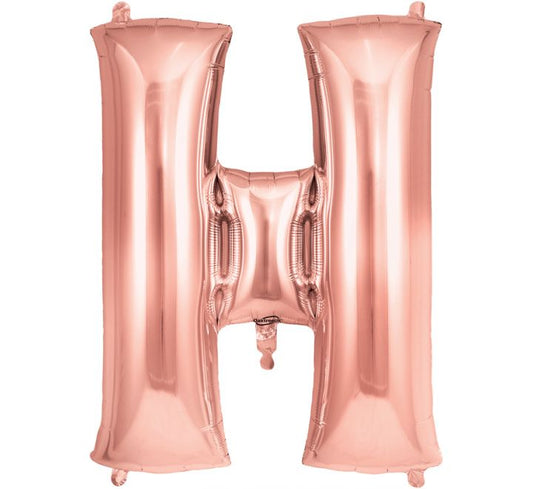 Rose Gold Letter H
