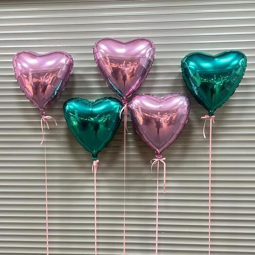 Foil Balloon 18'' heart shape .