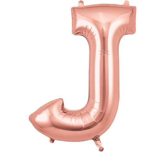 Rose Gold Letter J