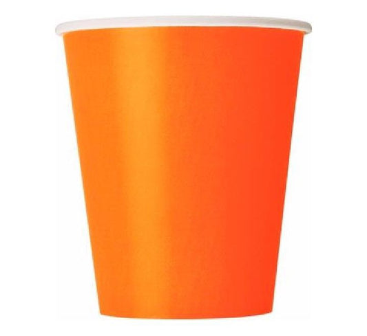 Orange Cups Disposable
