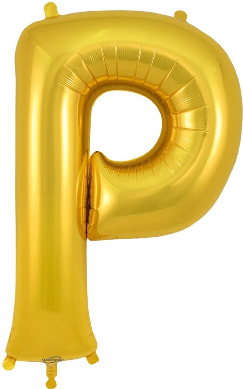 Gold P Letter