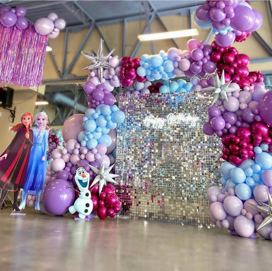 Elsa, Anna and Olav Balloons Photo Zone