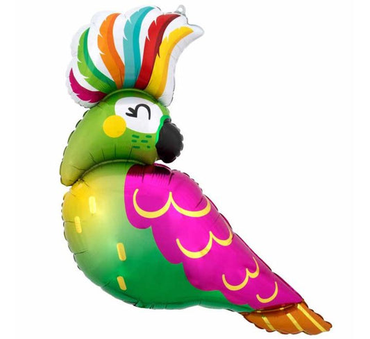 Parrot Shape Foil Balloon 39'' with Helium