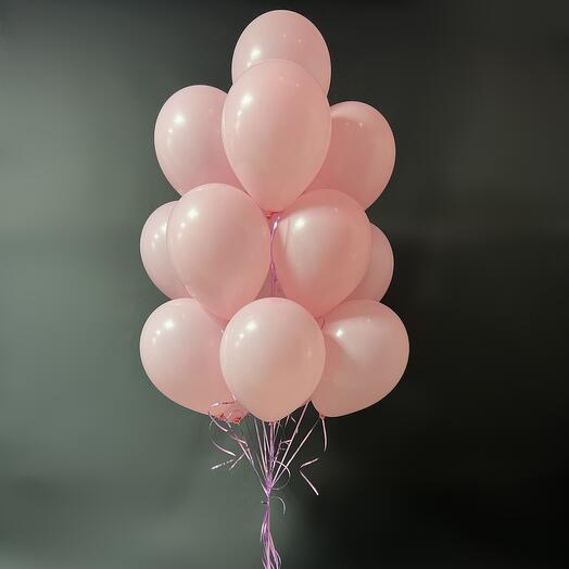 Bunch of pink balloons
