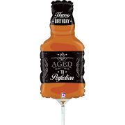 Balloon shaped like a bottle of alcohol