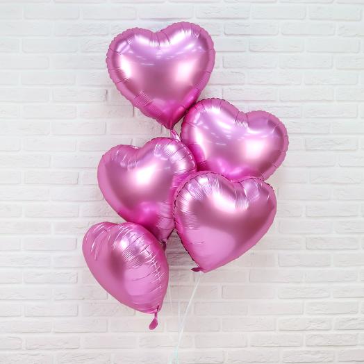 Foil Heart Shaped(18'') balloons bouquet.