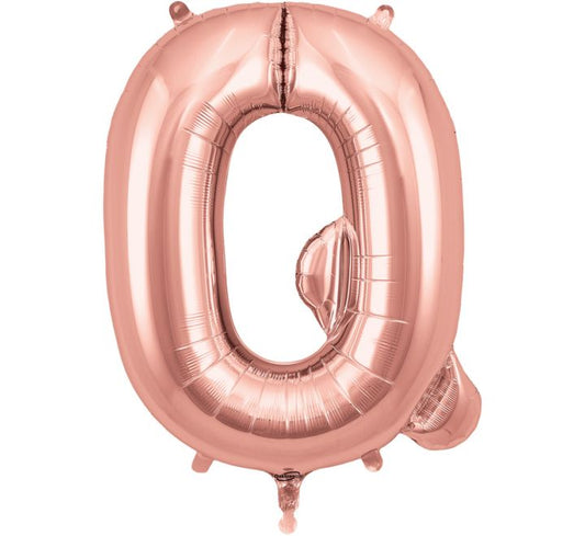 Rose Gold Letter Q