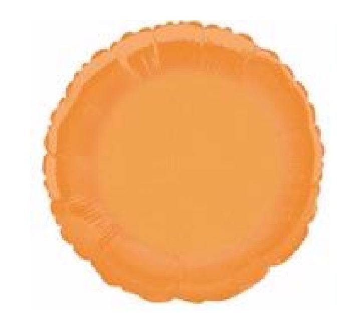 Orange Foil balloon