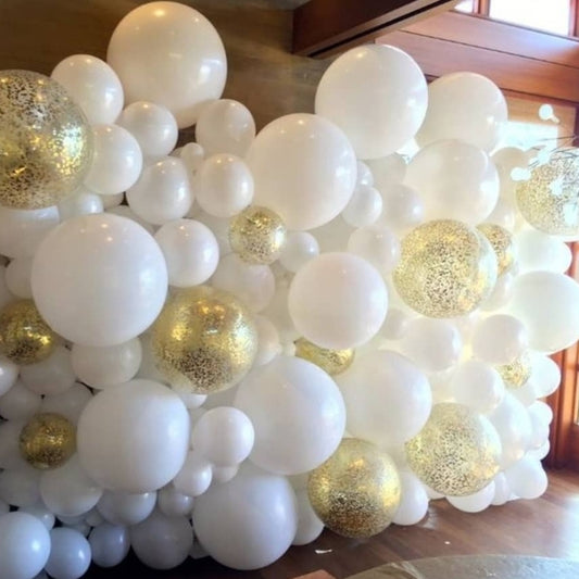 White Balloon Wall
