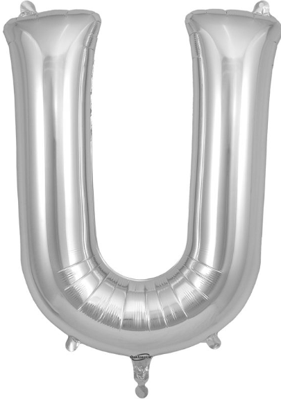 Silver U Letter