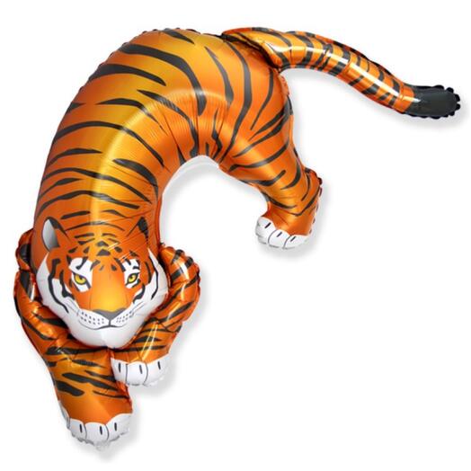 Tiger Foil Balloon 36'' with Helium