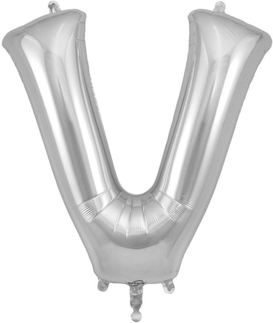 Silver V Letter