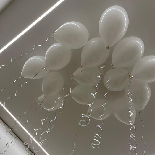 White Ceiling Balloons