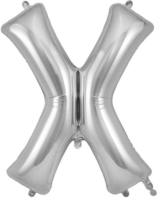 Silver X Letter