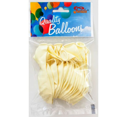 Yellow Latex Balloons 12" without Helium (Pack of 15)