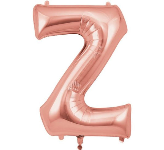 Rose Gold Letter Z