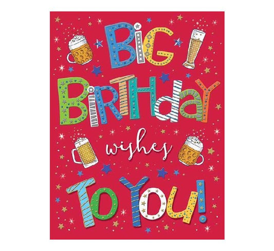 Big Birthday Wishes To You Card