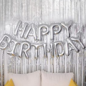 Foil Balloon with curtain
