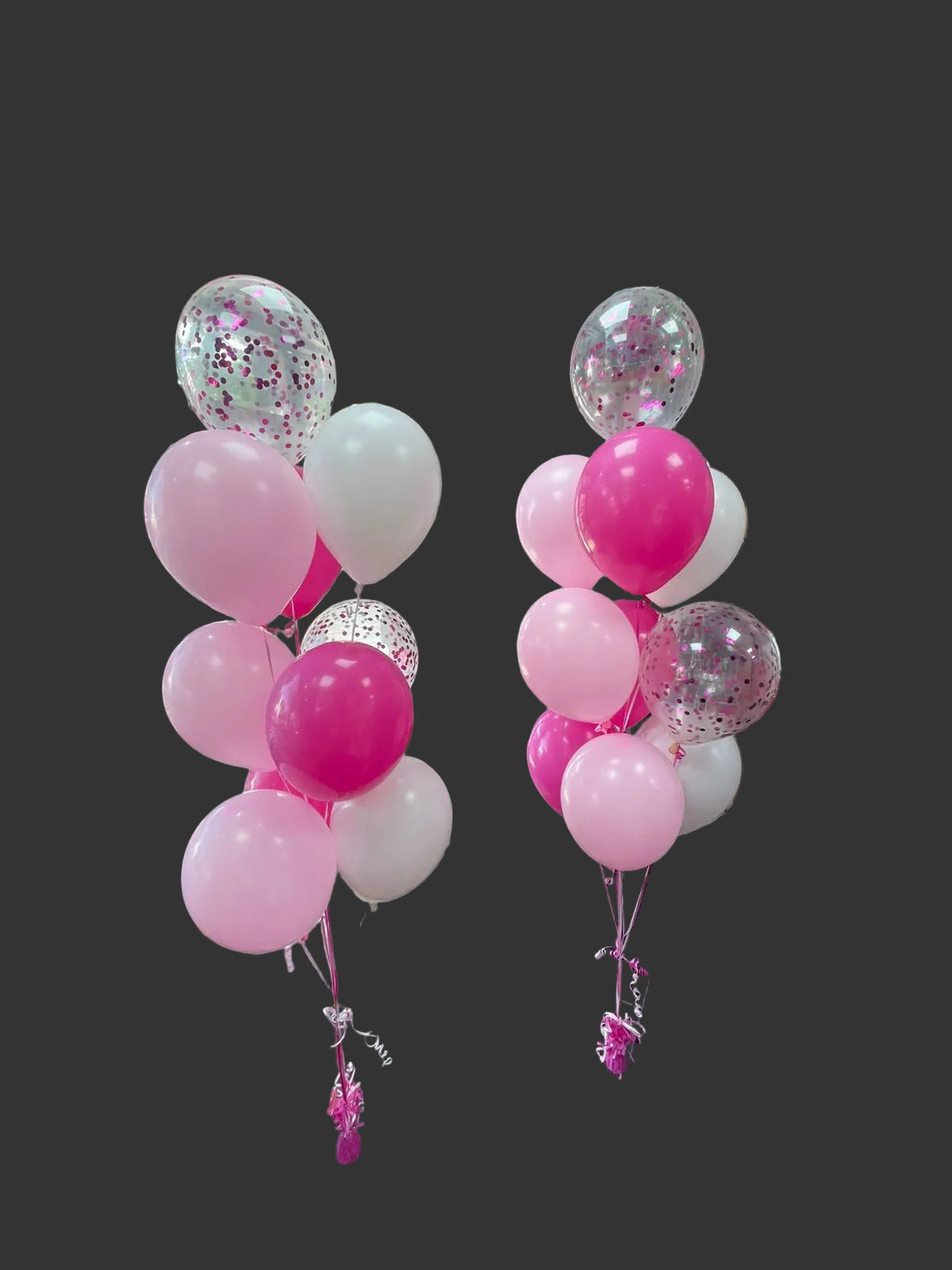 2 * Helium Balloon Bouquets with Weight.