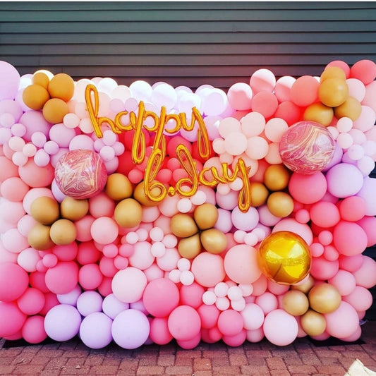 Happy Birthday Balloons Photo Zone