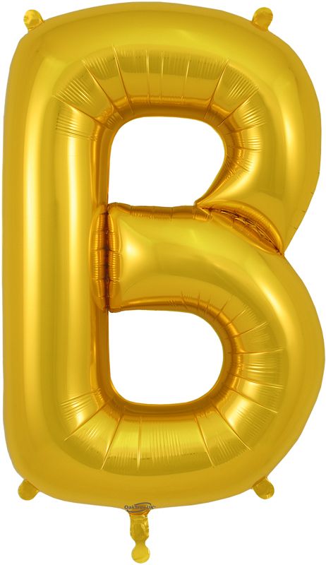 Gold B Letter
