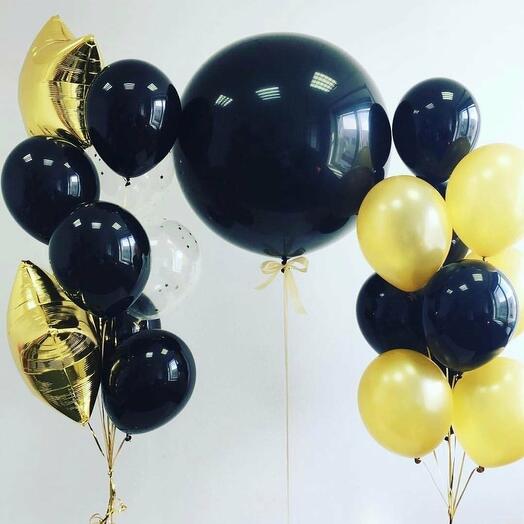 Latex 30 Number Balloons Bouquet