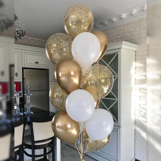 Helium Latex Balloon Bouquets with Weight.