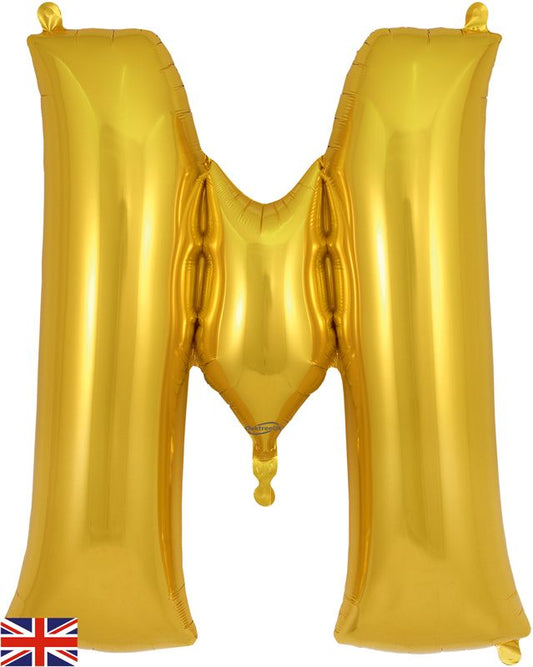 Gold M Letter