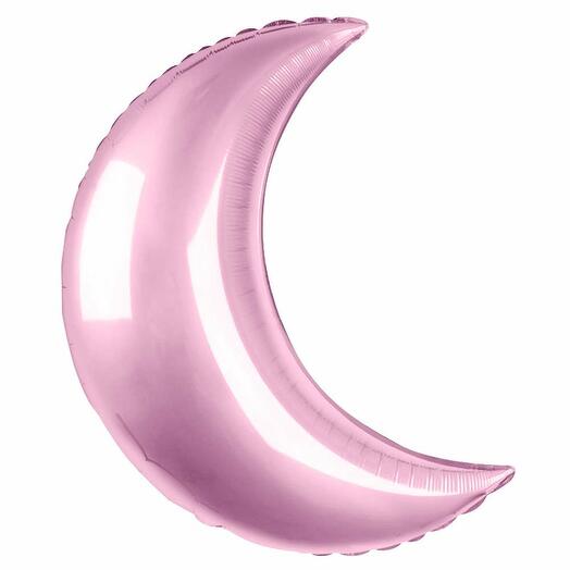 Pink Moon-shaped balloon 