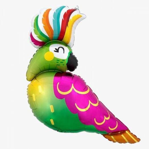 Parrot Shaped Foil Balloon