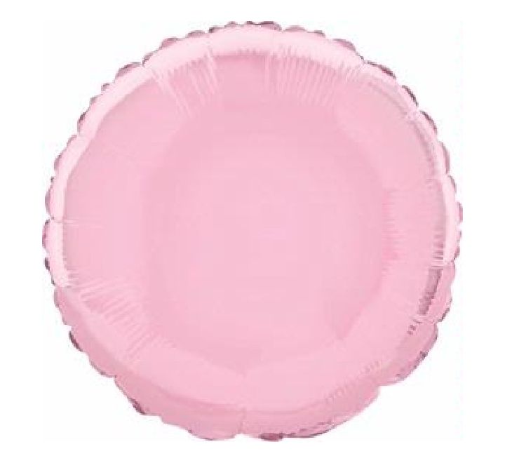 Pink Round Shape Foil Balloon 18'' with Helium