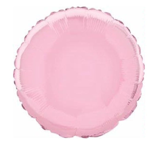 Light Pink round foil balloon