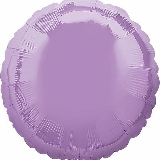 Purple Round Foil Balloon