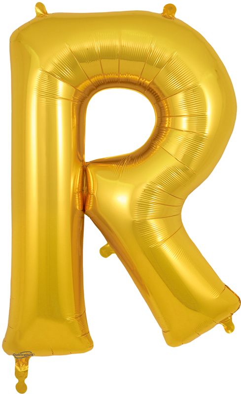 Gold R Letter