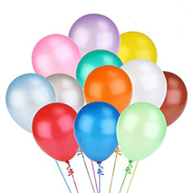 Rainbow Balloons Bouquets
