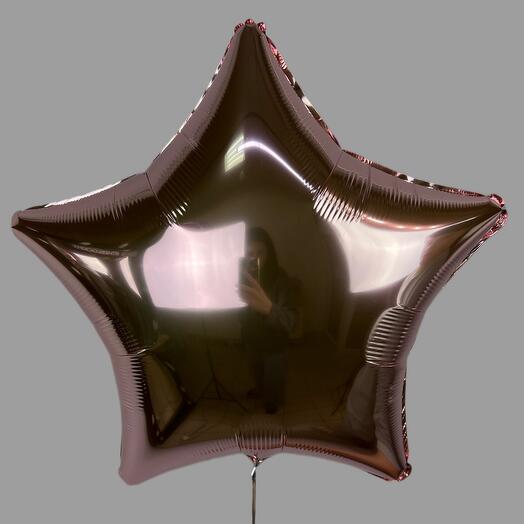 Rose Gold Big Star Foil Balloon