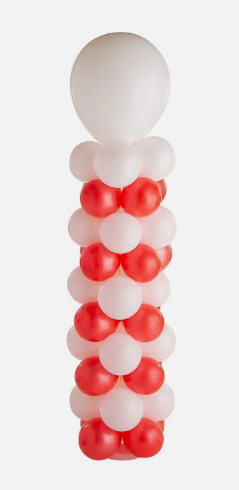Latex Pillar Balloons With Big Round Balloon 24'' on Top