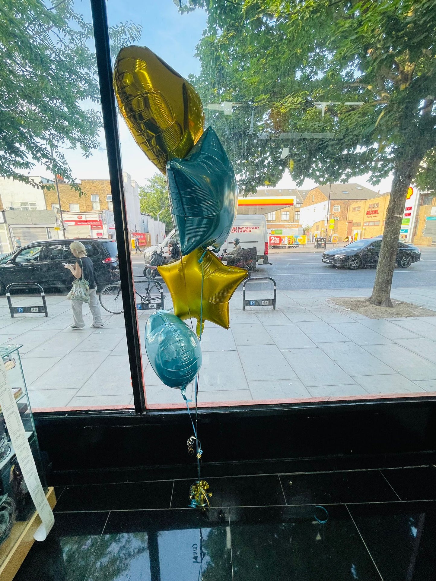 Heart And Star Shape Foil Balloons Bouquet