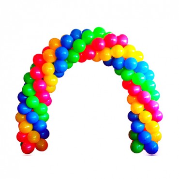 Multi Color Latex Balloons Arch