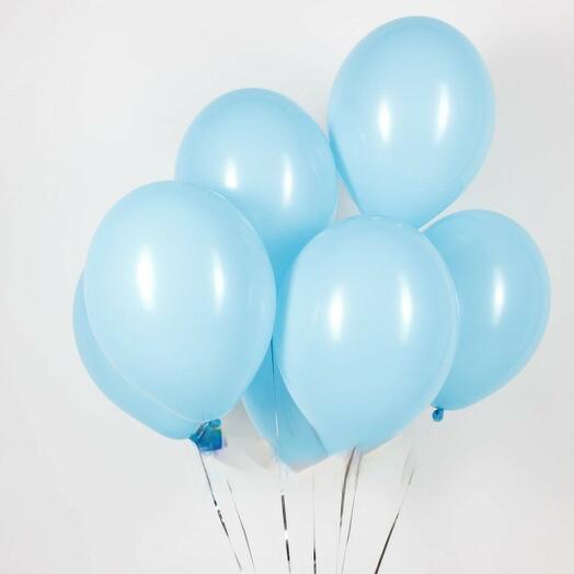 Blue Latex Balloons Bouquet