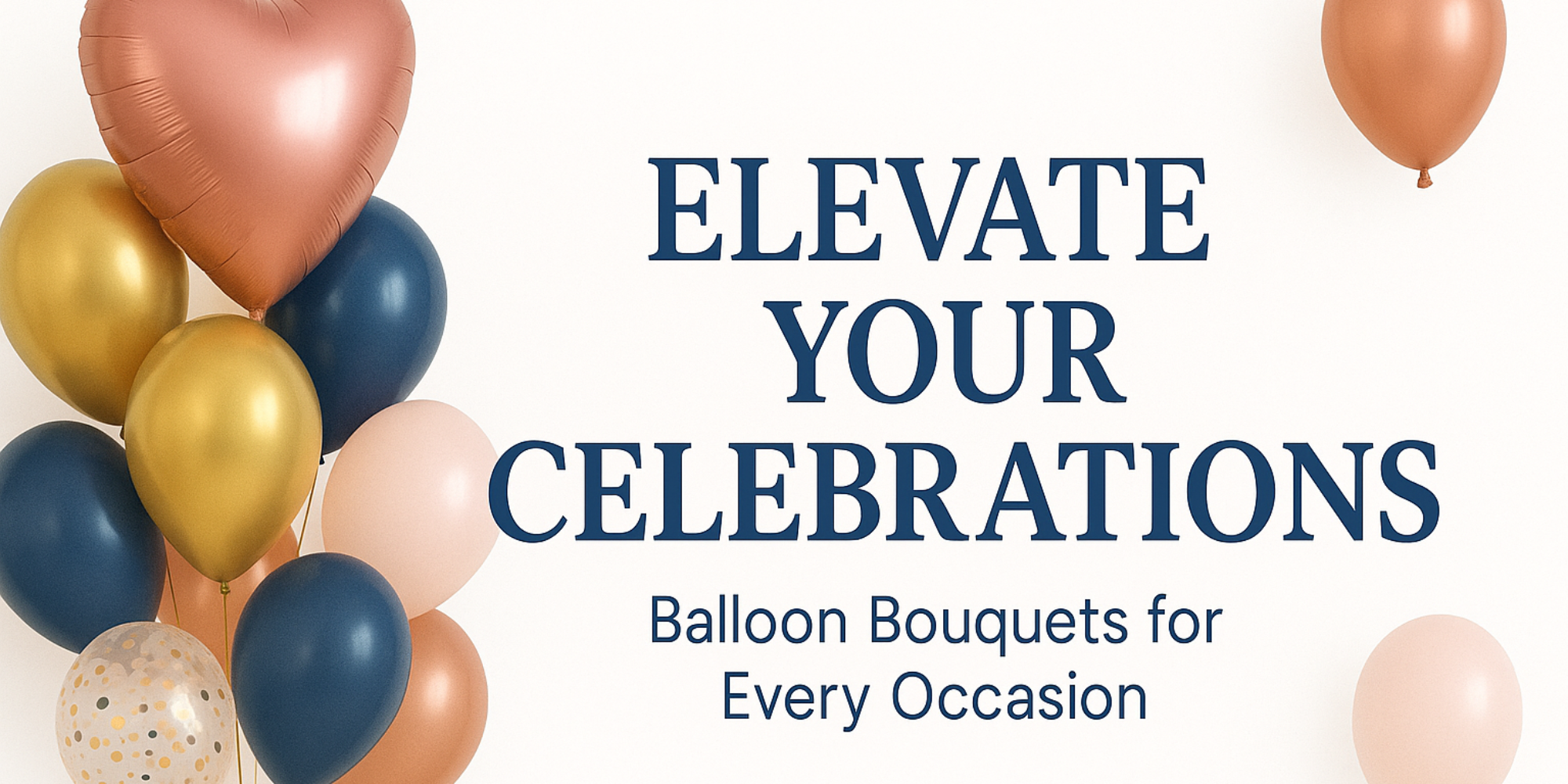 Local balloon shop in London – helium balloons for birthdays, parties, and events.